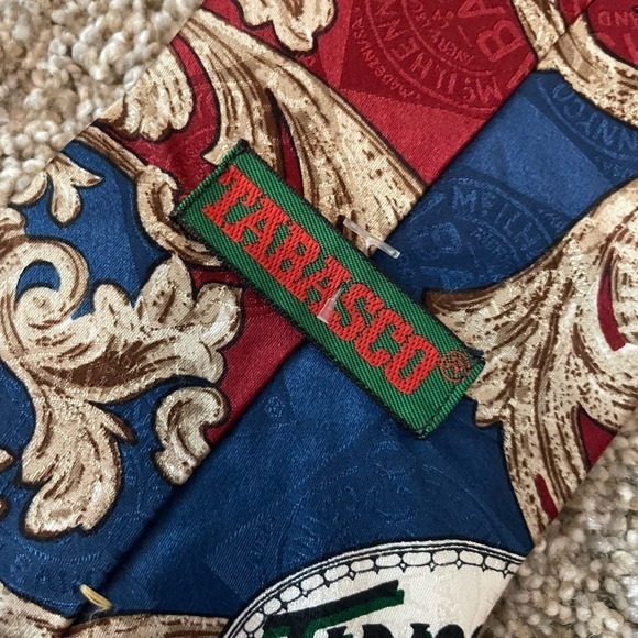 Tabasco Mens Necktie Tie Silk Hot Sauce Louisiana - Picture 2 of 3